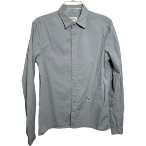 Vtg Y2K Diesel 1978 Long Sleeve Button Up Shirt Size Large Slate Grey